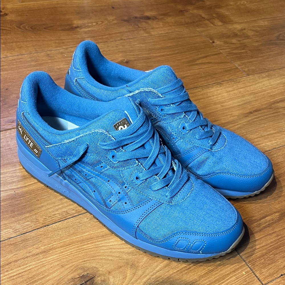 ASICS Gel Lyte 3 lll OG Azure Blue Okayama Denim Sneakers Size 11.5